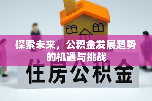 樟木头探索未来，公积金发展趋势的机遇与挑战